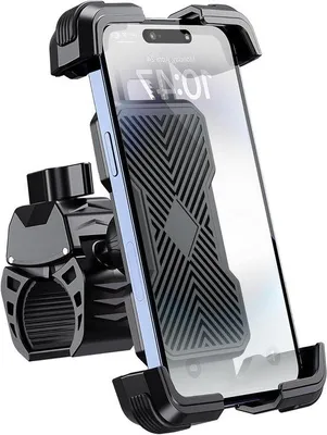 Produktbild von Universal Fahrrad-Telefonhalter für Motorrad und Roller mit 360 Grad Rotation für Smartphones von 4.7-7.2 Zoll