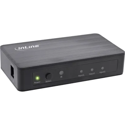 Image de InLine® Commutateur HDMI, 3x, 4K2K@60Hz, HDCP 2.2