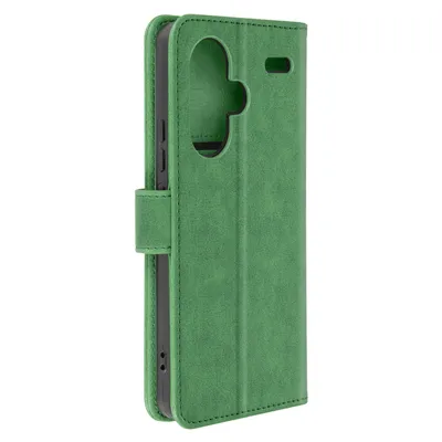 Produktbild von Avizar, Kunstlederetui mit Standfunktion Xiaomi Redmi Note 13 Pro Plus, Grün