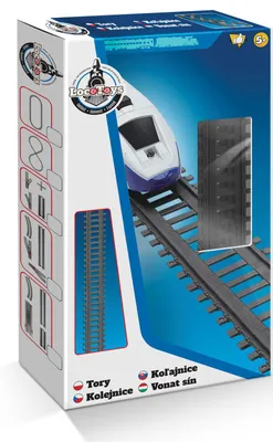 Produktbild von Dromader 02814 Eisenbahn-Set – Baubare Schienen für Kinder