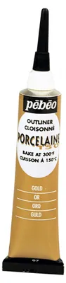 Immagine prodotto di Pebeo Porcelaine 150 contorno a rilievo per porcellana 20 ml - Oro