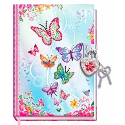 Produktbild von SPARKYS Tagebuch mit Schloss Schmetterlinge