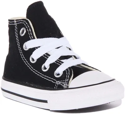 Imagen del producto de Converse Chuck Taylor All Star Hi, cordones laterales, estilo casual, zapatillas deportivas, color negro – sin descripción adicional / negro