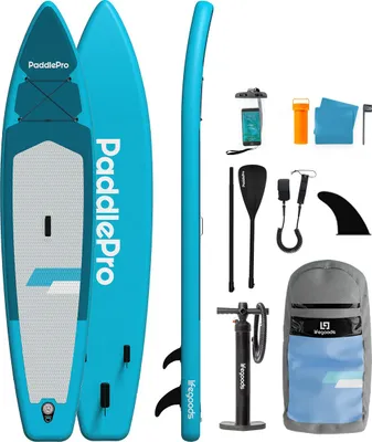 Produktbild von LifeGoods SUP Board Touring - 165 KG Tragkraft - 365 x 76 cm - Aufblasbar - Komplettes SUP Paket - Blau