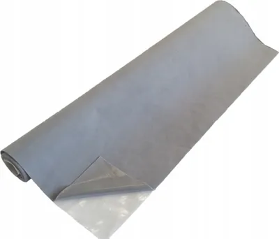 Produktbild von TAPHICEROS Selbstklebende Folie, Klebefolie Thermoplastische, Tuning Velours-Wildleder-Autofolien, DIY Optik Möbel Tapete Möbel Kuche Dekofolien, Silber, 500 x 140 cm