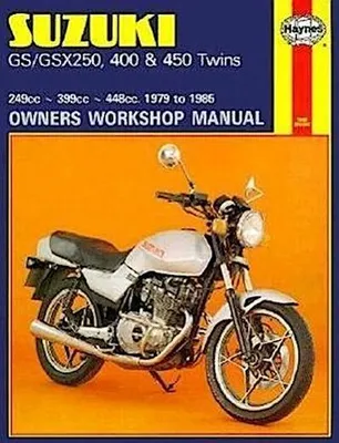 Obrázok produktu pre Suzuki GS/GSX250, 400 & 450 Twins (79 - 85) Haynes Repair Manual