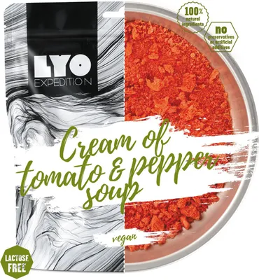 Obrázok produktu pre Lyo Food Lyofood Rajská krémová polievka s korením Porcia: 1