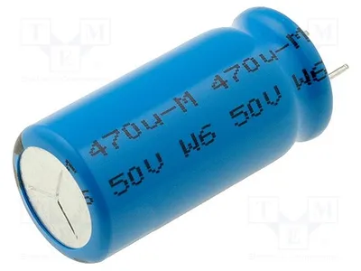 Zdjęcie produktu dla 1 x Kondensator: elektrolityczny, 470 µF, montaż przelotowy, niska impedancja, 50 VDC, MAL213661471E3