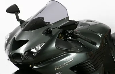 Immagine prodotto di Parabrezza moto MRA KAWASAKI ZX 14 R, ZXT40A/ZXT40C/ZXT40E/ZX14, 2006-, forma S, oscurato