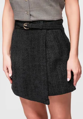 Produktbild von LARICA Mini Rock-Shorts High Waist Figurbetont Elegant OW-GL-E0002 black S