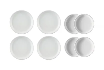 Produktbild von Set 8-tlg. - Trend Weiß - Thomas - 4 x Speiseteller + 4 x Frühstücksteller