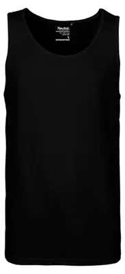 Image de Neutral O61300 | Débardeur homme / 100% coton équitable - Couleur : Black - Taille : L