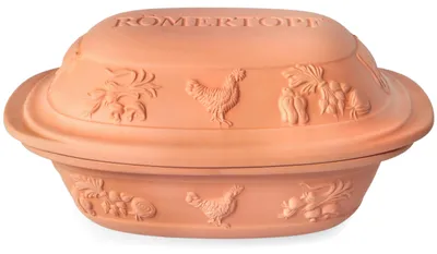 Productafbeelding van RÖMERTOPF® Grote braadpan, geschikt voor maximaal 6 personen, model Rustico:(L): 37,0(B): 27,0(H): 20,0Inhoud: 5lArtikelnummer: 129 05