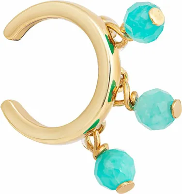 Produktbild von cai Ear Cuff 925/- Sterling Silber 0,9cm gelb Amazonit türkis 274220206