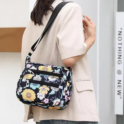 Produktbild von Praktische Damen Crossbody-Tas mit Vielzweckfächern
