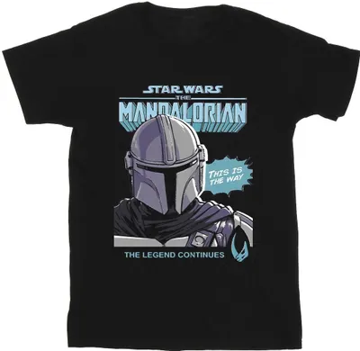Produktbild von Star Wars The Mandalorian - T-Shirt für Herren BI47255 (S) (Schwarz)