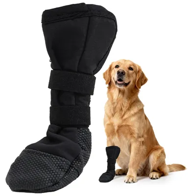 Image de Chaussures pour chien protection des pattes - Antidérapantes - Imperméables - Tailles S, M, L, XL