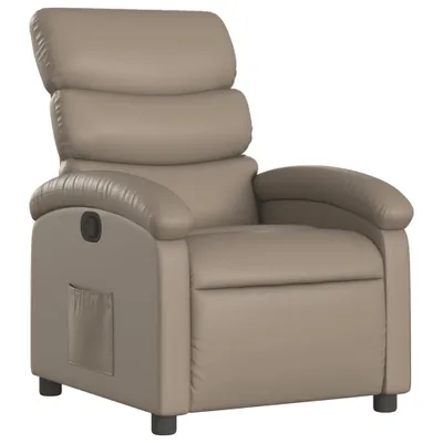 Immagine prodotto di vidaXL Poltrona relax cappuccino-marrone in Pelle finta