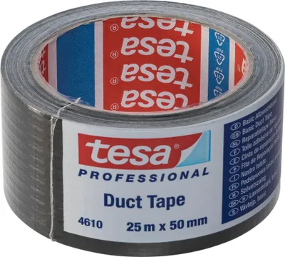 Obrázok produktu pre Textilná páska Tesa. 25 m x 50 mm čierna 04610