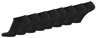 Produktbild von TOM TAILOR 8er Pack Uni Socken - Basic, Sneakersocken, einfarbig Schwarz 43-46