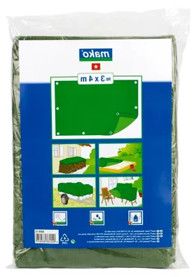 Produktbild von Ösenplane Abdeckplane grün 1,7 x 2 m