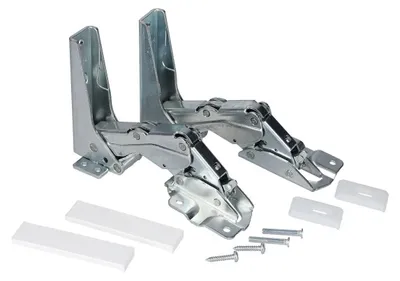 Immagine prodotto di Set di cerniere per porte Bauknecht Whirlpool, kit di cerniere per porte superiori e inferiori per frigorifero e congelatore anche Philips - No.: 481231018626