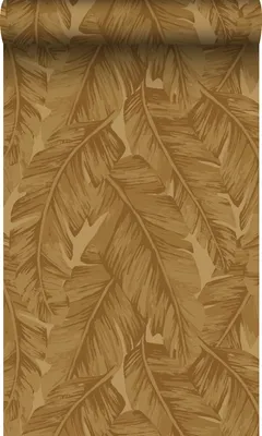 Produktbild von Origin Wallcoverings Tapete Palmblätter Ockergelb 50 x 900 cm