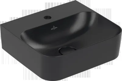 Immagine prodotto di Villeroy & Boch Finion lave-mains, sans trop-plein, 1 trou pour robinet, 430x390mm, 436443R7, 436443R7