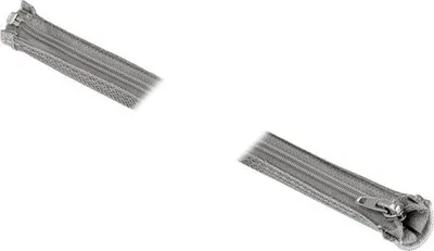 Obrázok produktu pre DELOCK Geflechtschlauch mit Reißverschluss 3 m x 30 mm grau