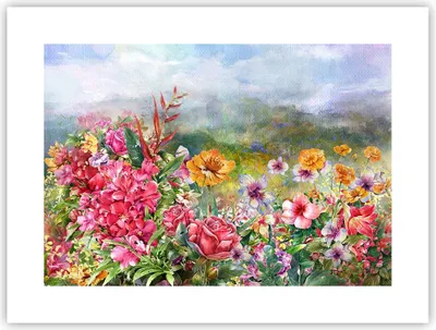 Produktbild von Poster - Poster ohne Rahmen - blume sommer natur - 40x30 cm - Wand Bild - Wanddeko - Wandbilder - Kunstposter - Wandposter - Bilder - Kunstdruck - Wanddekoration - Wandbild - P2XAA40x30-3843
