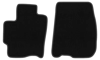 Productafbeelding van Velours voormatten voor Mazda Premacy I 1999-2005 (MPV) – 2-delig, zwart, op maat – Wielganizator BASIC