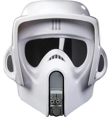 Produktbild von Scout Trooper Premium Elektronischer Helm, Soundeffekte, Star Wars The Black Series, Return of the Jedi, Cosplay für Erwachsene