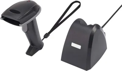 Produktbild von Renkforce iCR6307ABU Barcode-Scanner Funk 1D LED Schwarz Hand-Scanner USB