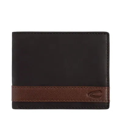 Produktbild von camel active Scheintasche Geldbörse Herrenbörse querformat, Leder schwarz black taipeh