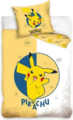Obrázek produktu pro Pokémon Split povlak na přikrývku 140×200 cm, 70×90 cm