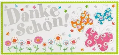 Produktbild von Artebene Geldumschlag Danke schön 23x11cm