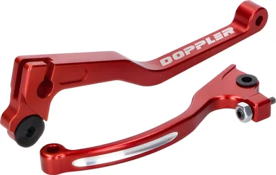 Obrázok produktu pre Sada brzdovej a spojkovej páky Doppler CNC červená pre Rieju MRT 2018- Euro4