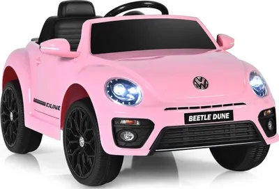 Produktbild von Kinder Elektroauto VW Beetle zwei Motoren+Licht+Audio