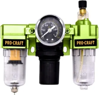 Obrázok produktu pre Regulátor tlaku vzduchu PROCRAFT so vzduchovým a olejovým filtrom FU02