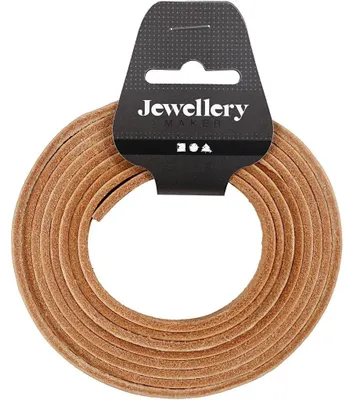 Zdjęcie produktu dla Pasek skórzany, 10 mm, naturalny, 2 m