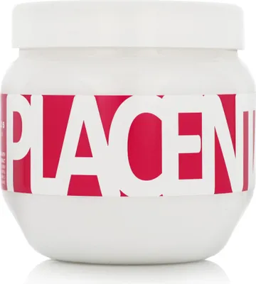 Produktbild von Kallos Placenta Hair Mask 800ml, 800 ml, Frauen, beschädigtes Haar, trockenes Haar, Nährend, Weizen, Bambus, Topf