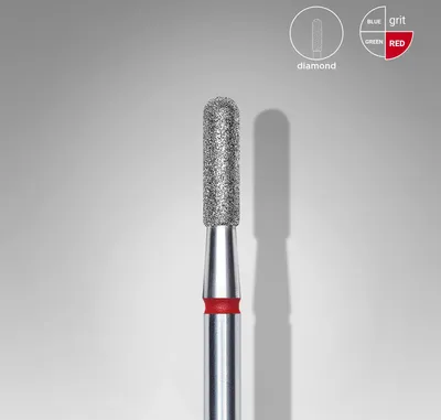 Produktbild von Staleks Diamantschneider, abgerundeter Zylinder, Rot FA30R023/8