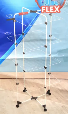 Zdjęcie produktu dla Wieszak na pranie Vileda Mixer 4, długość sznurka 40 m, wieszak na pranie typu wieża