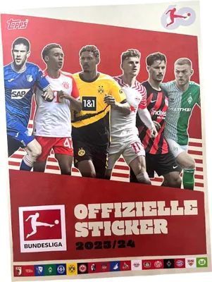 Produktbild von Topps Bundesliga Sticker 2024 - Fußball Sammelsticker - 1 Sammelalbum
