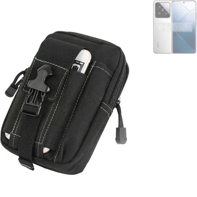 Produktbild von K-S-Trade Gürtel Tasche kompatibel mit Xiaomi 14 Gürteltasche Holster Schutz Hülle Handy Hülle Smartphone outdoor Handy-Hülle schwarz