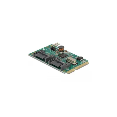 Image de Delock MiniPCIe I/O PCIe full size 2 x SATA 6 Gb/s