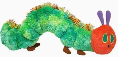 Imagen del producto de Peluche de oruga, 27 cm, suave, ideal para niños