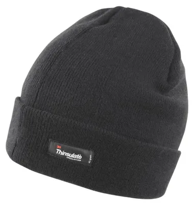 Immagine prodotto di Cappello unisex Result Thermo Thinsulate, leggero FK670 (taglia unica) (nero)