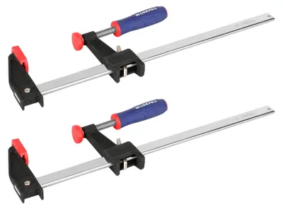Image de Lot de 2 pinces de serrage métalliques à déverrouillage rapide