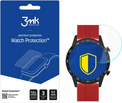 Produktbild von 3mk Display Hybridglas Watch Protection für Vector Smart VCTR-32-22BK RD 45mm 0,2mm (3 Stück)